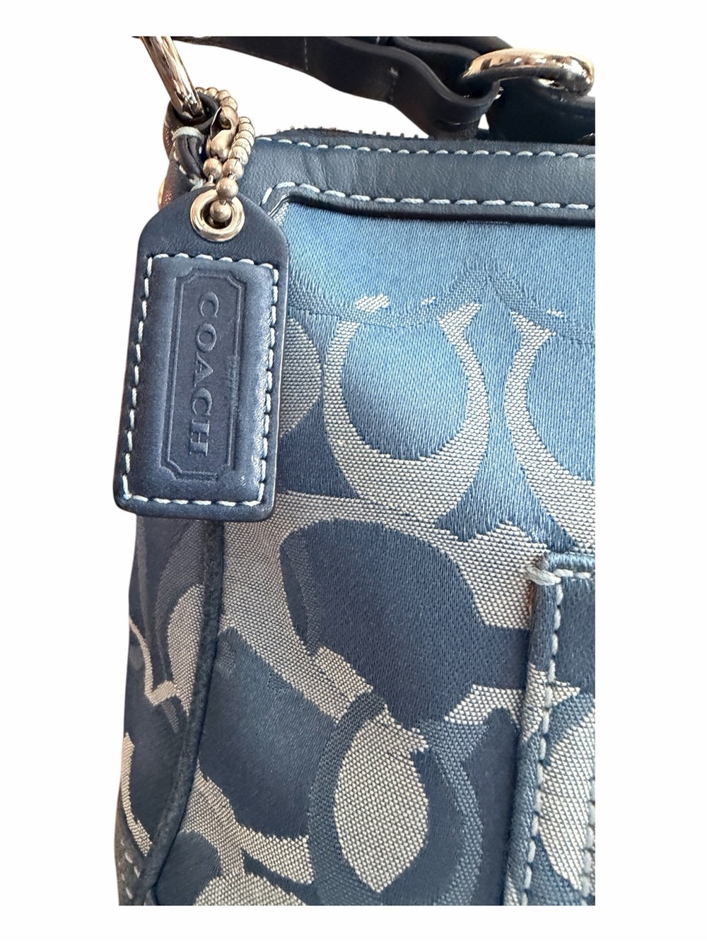 Coach Y2K Chelsea Optic Signature Jacquard and Suede Shoulder Bag - Picture 10 of 14